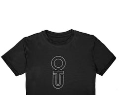 تي شيرت Outters Men باللون الأسود Dri-Fit بأكمام قصيرة وياقة مستديرة 