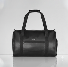 حقيبة سفر صناعية فاخرة من أوترز، حقيبة صالة الألعاب الرياضية، شريك سفر مقاوم للماء باللون الأسود 