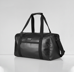 حقيبة سفر صناعية فاخرة من أوترز، حقيبة صالة الألعاب الرياضية، شريك سفر مقاوم للماء باللون الأسود 