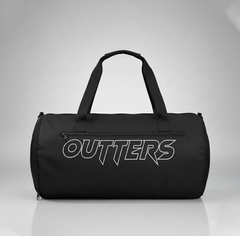 حقيبة الصالة الرياضية من Outters BIG WIG، حقيبة دفل مقاومة للماء باللون الأسود 