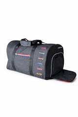 حقيبة الصالة الرياضية من Outters BIG WIG، حقيبة دفل مقاومة للماء باللون الأسود 