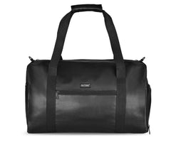 Outters Synthetic Premium Travel Bag, Gym Bag, Travel Partner Waterproof Black
