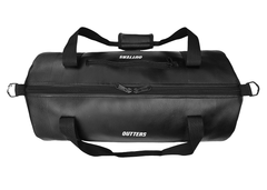Black PU Leather Travel Duffle Gym bag
