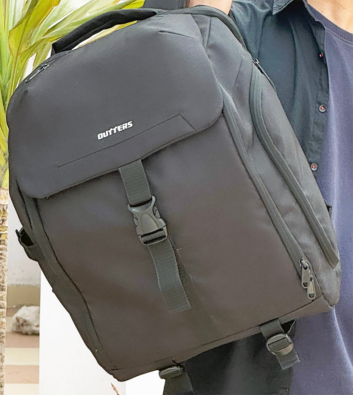 Outpack Pro Unisex Best Travel Backpack, Black, One Size