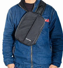 Outters  Slim Black Crossbody Bag Sports Bag