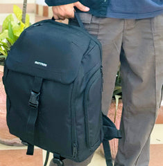 Outpack Pro Unisex Best Travel Backpack, Black, One Size