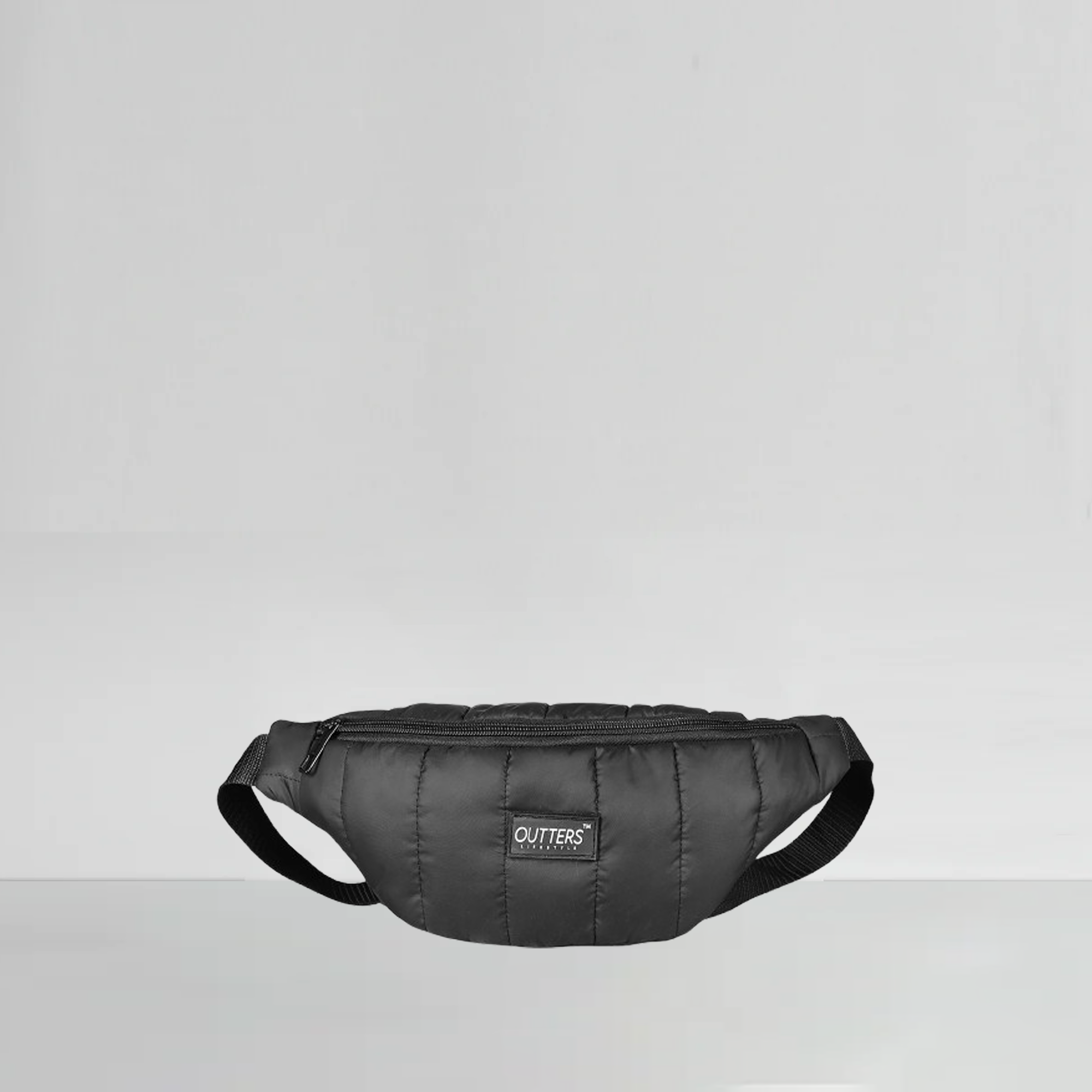 Outters Crossbody Puffer Sports umrah bag Travel Bag Black