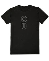 تي شيرت Outters Men باللون الأسود Dri-Fit بأكمام قصيرة وياقة مستديرة 