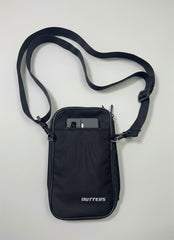 Outters Passport Wallet, Passport Holder for Travel,Material with Durable Zipper Closure, Zippered Pockets, Slots for Cards,  Black, Solid