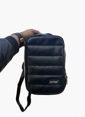 Outters  Slim Synthatic leather Black Crossbody Bag J2