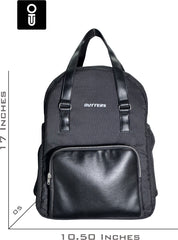 Outters  School Backpack, college bag , Black, Unisex