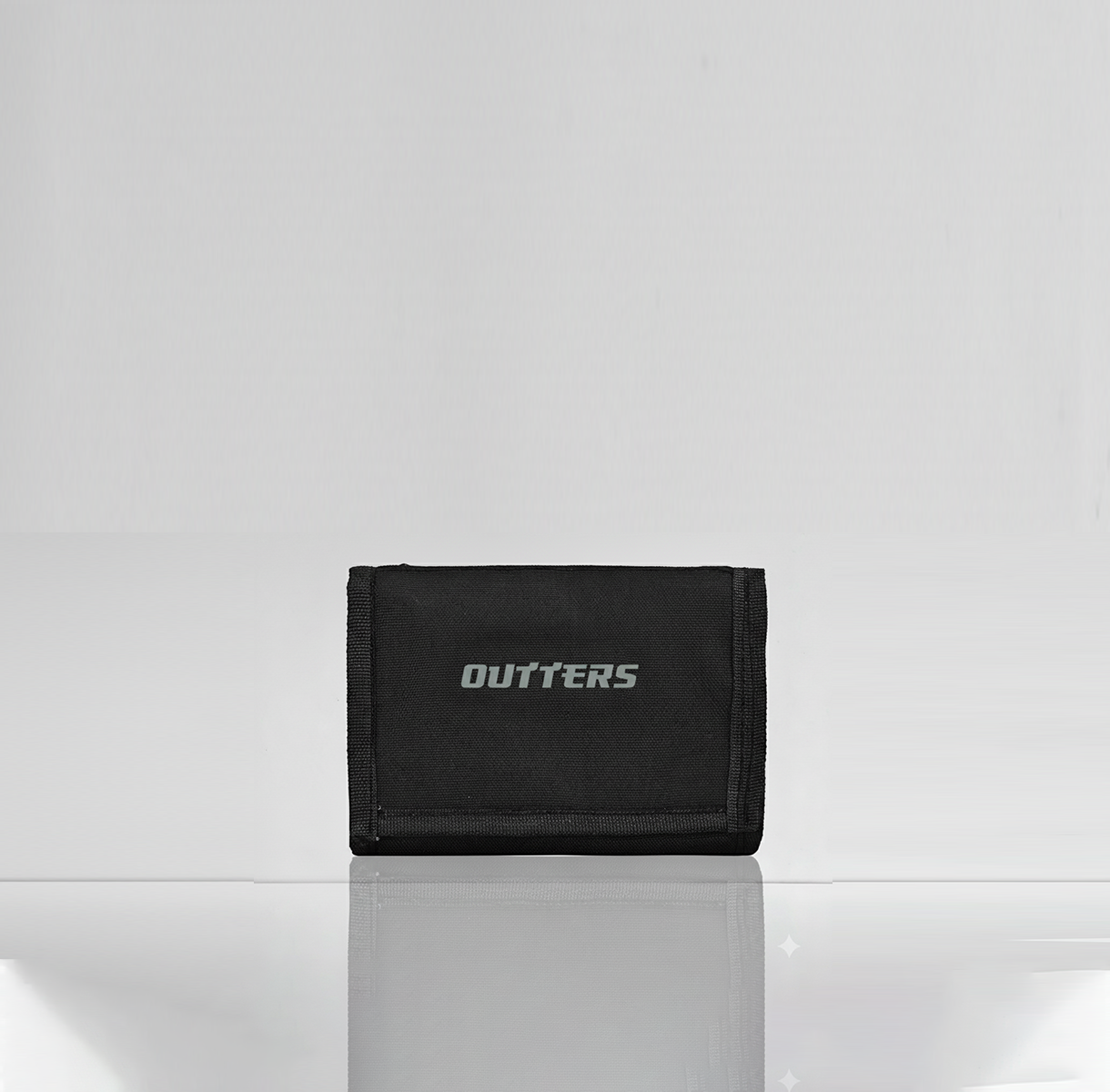 Outters Polyester Men Black Wallet