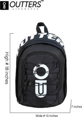 Outters  Unisex Prime Backpack, Black, One Size